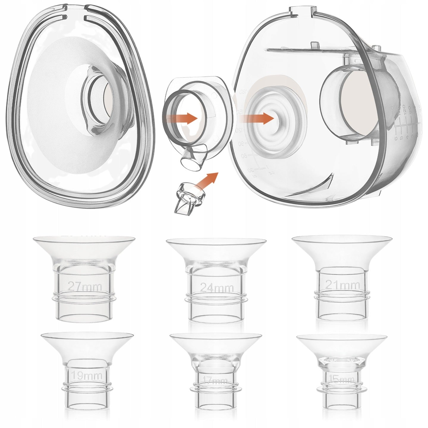 Two-phase electric breast pump with additional container Lionelo Fidi Lumi EAN (GTIN) 5903771728775