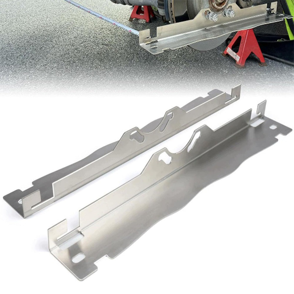 Two-piece wheel geometry setting tool, Rozs adjustment plate