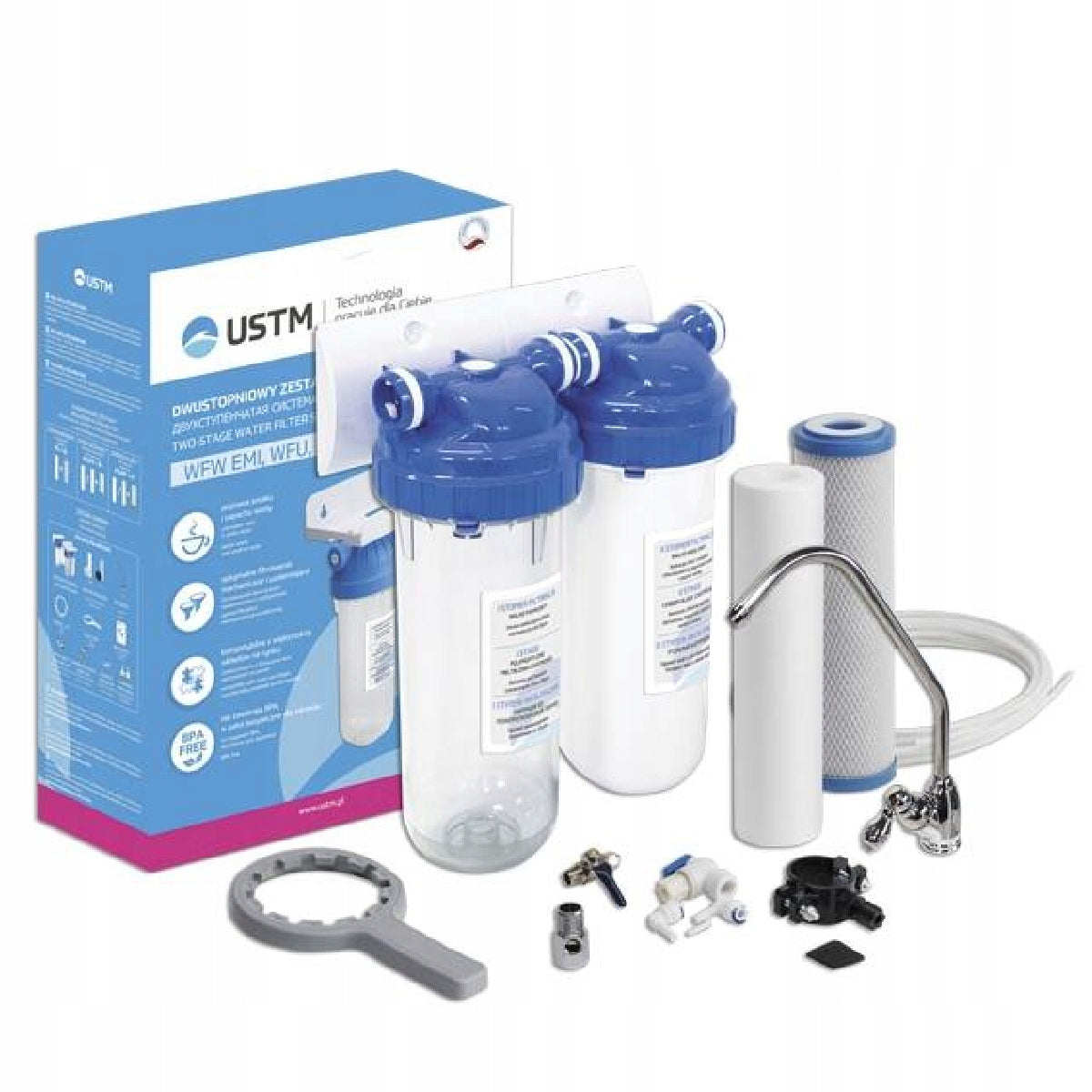 Two-stage filtration system Aqua FS2 WFU USTM + set