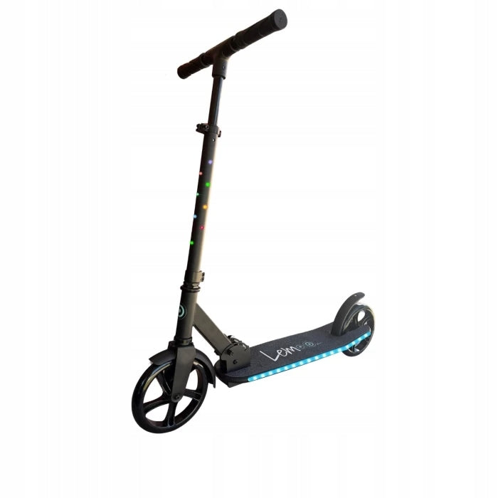 Two-wheeled city scooter Lemoo glowing LED platform 100kg Brand KochamZabawki