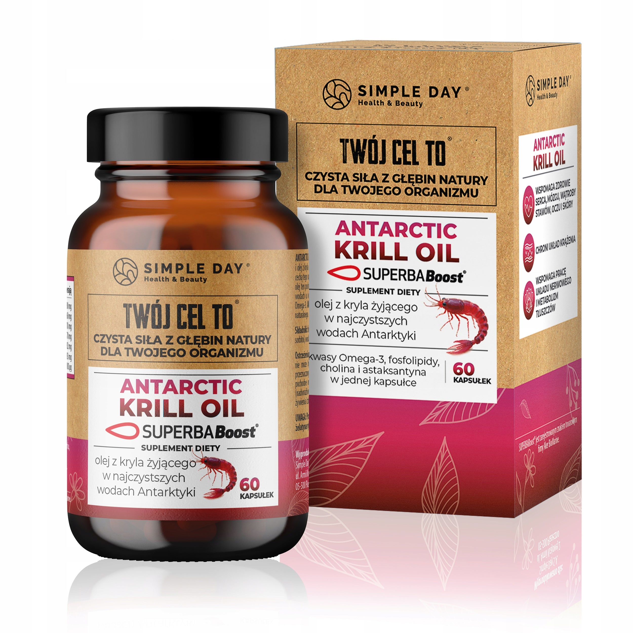 Twój Cel To ANTARCTIC KRILL OIL 60 capsules Brand Twój Cel To