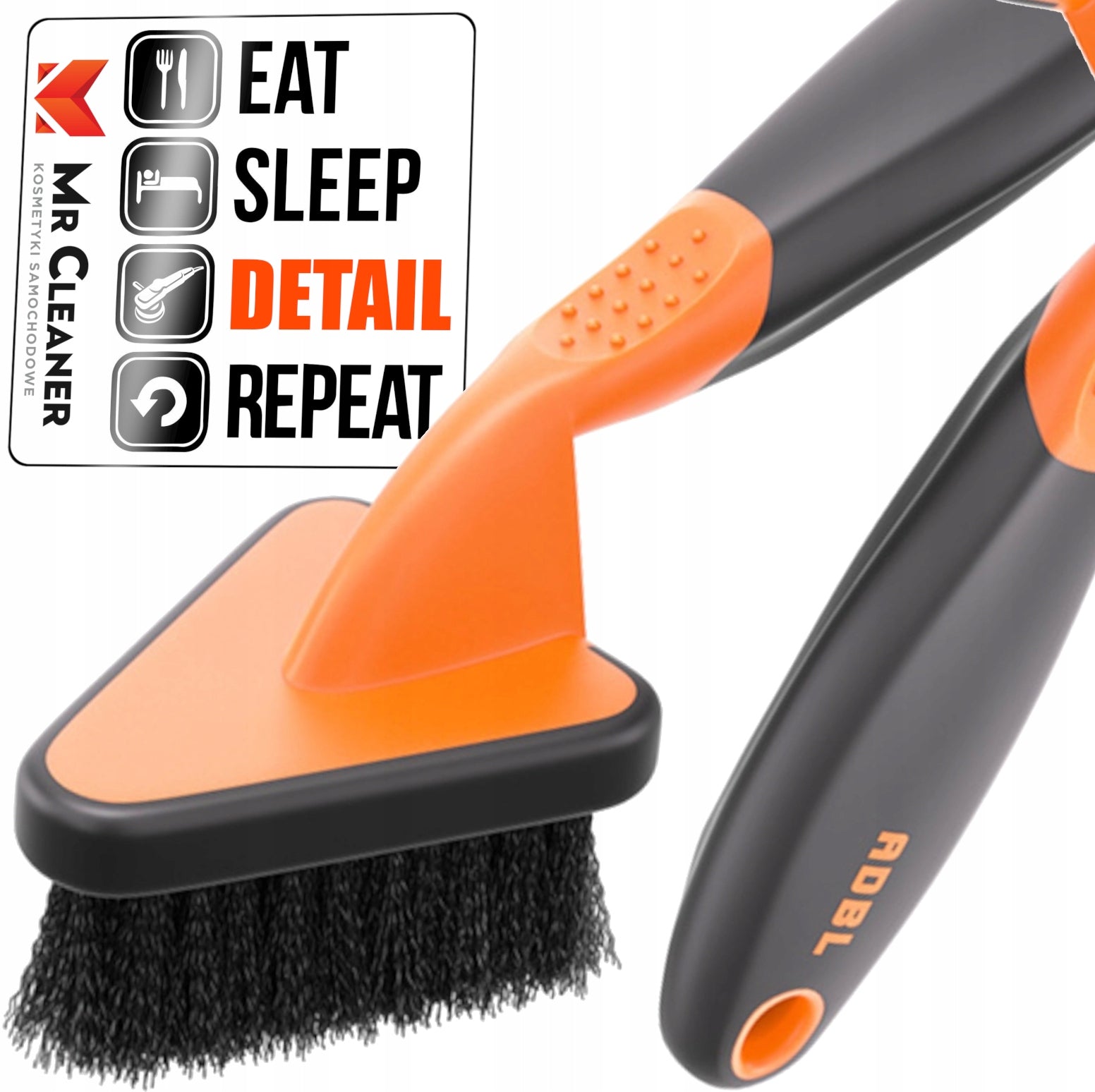 Tyre Cleaning Brush ADBL TIRE BRUSH With Handle For Car EAN (GTIN) 5902729007238