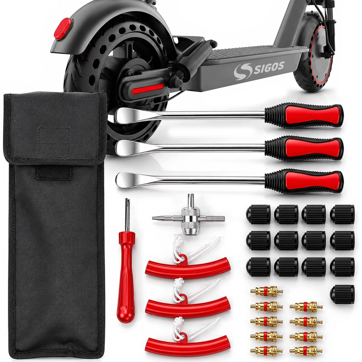 Tyre Repair Assembly Kit 29 el Spoons Motorcycle Bike Quad Scooter