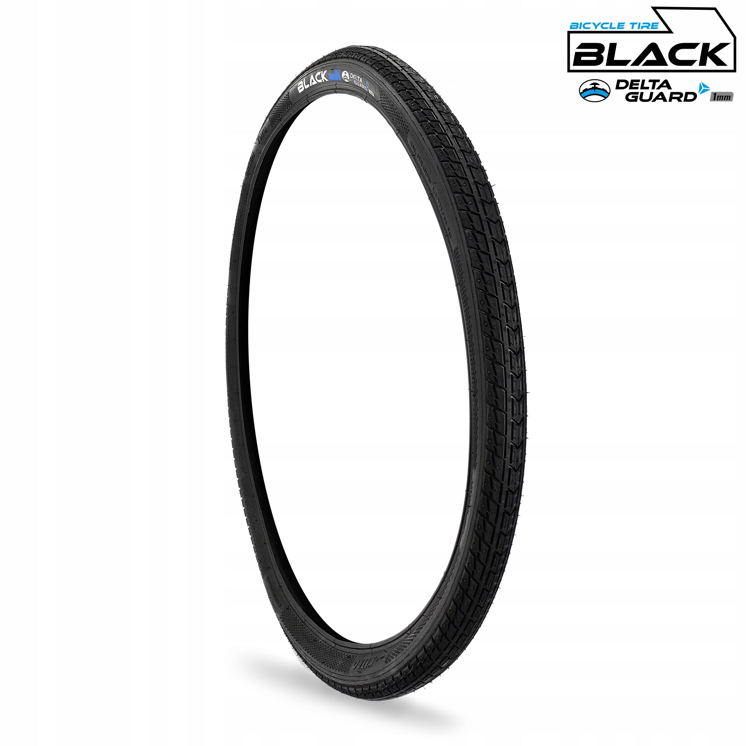 Tyre set for trekking bike BLACK1 Toro - 28x1,75 47-622 + inner tube Bicycle type for kids junior BMX, Dirt gravel urban, trekking MTB road