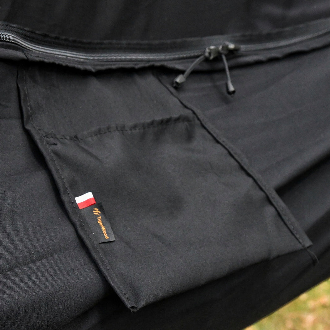 Tyristic hammock for camping TigerWood Bear Black with mosquito net Model Niedźwiedź