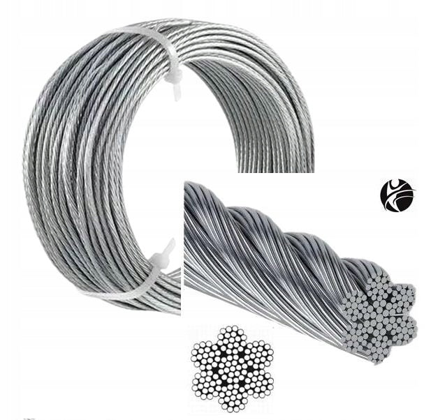 Tyrolean rope downhill 30m ROPE 8MM REINFORCED SEAT up to 120kg PREMIO Packaging status original