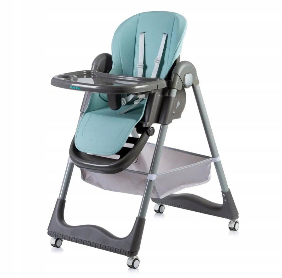 U-Grow UG-330-BL Dining Chair, Adjustable, Folding, Blue