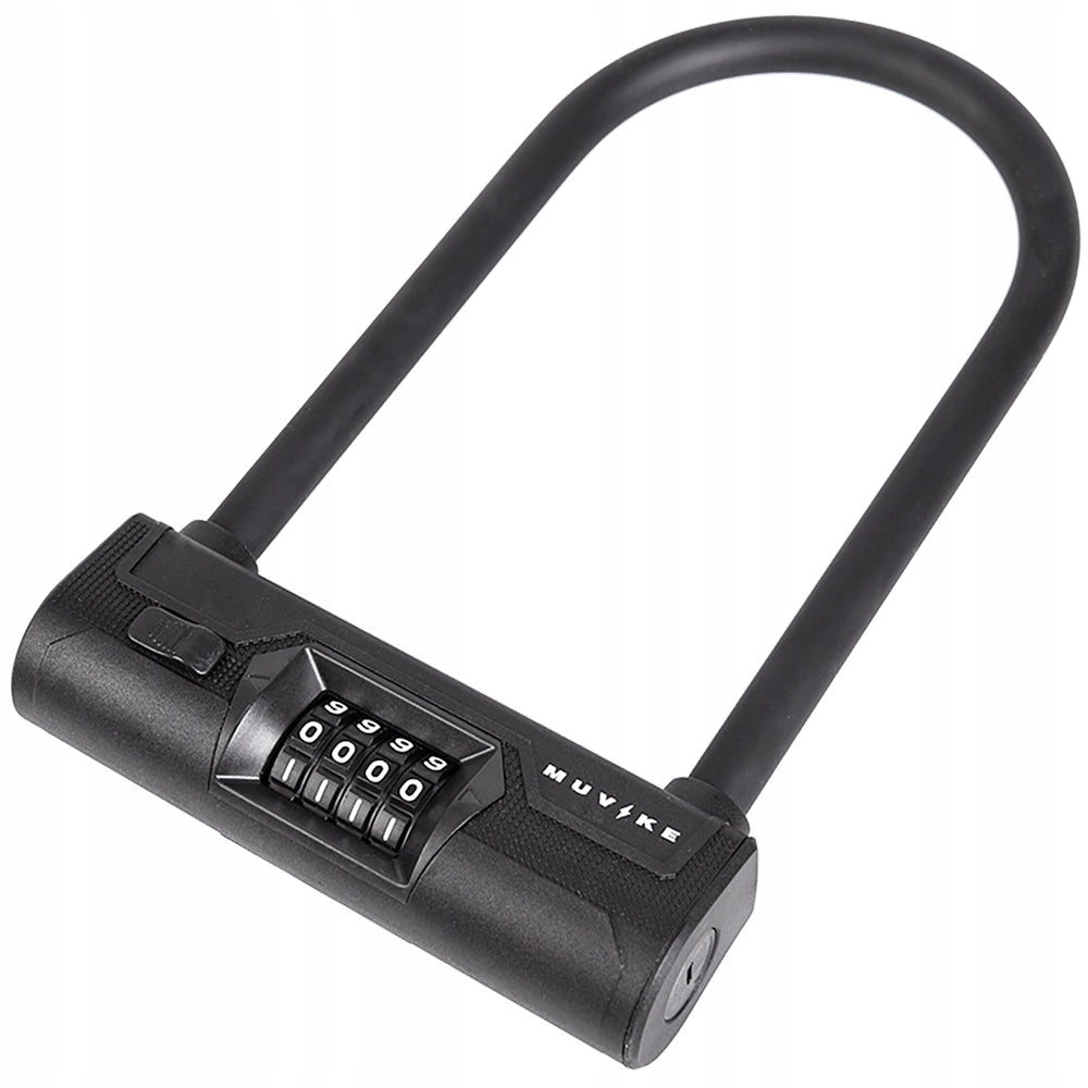 U LOCK STEEL BICYCLE CLASP WITH DOUBLE BOLT CODE MUVIKE U200/13C Color black