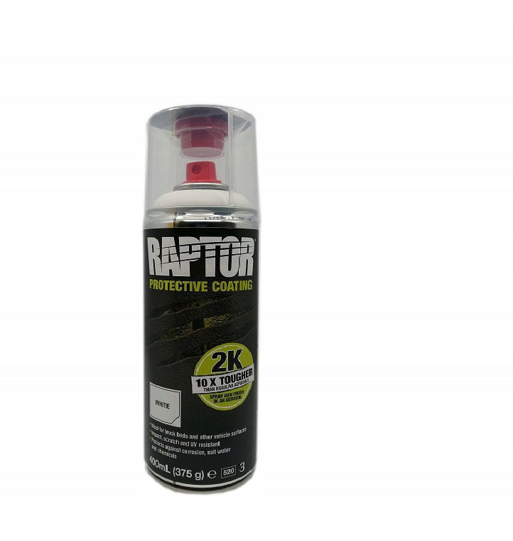 RAPTOR 2K aerozolinė danga balta, 400 ml