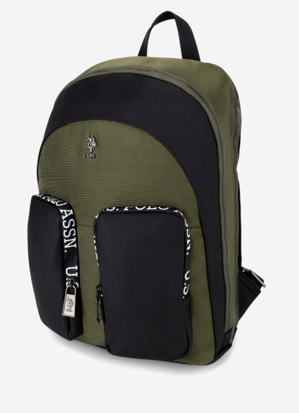 U.S. Polo Assn. city backpack green absolute hit fashionable khaki practical