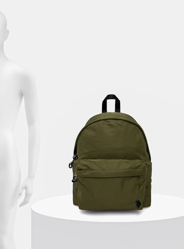 U.S. Polo Assn. school backpack GREEN LARGE SMOOTH BIGFORK NYLON ARMY EAN (GTIN) 8056280472213