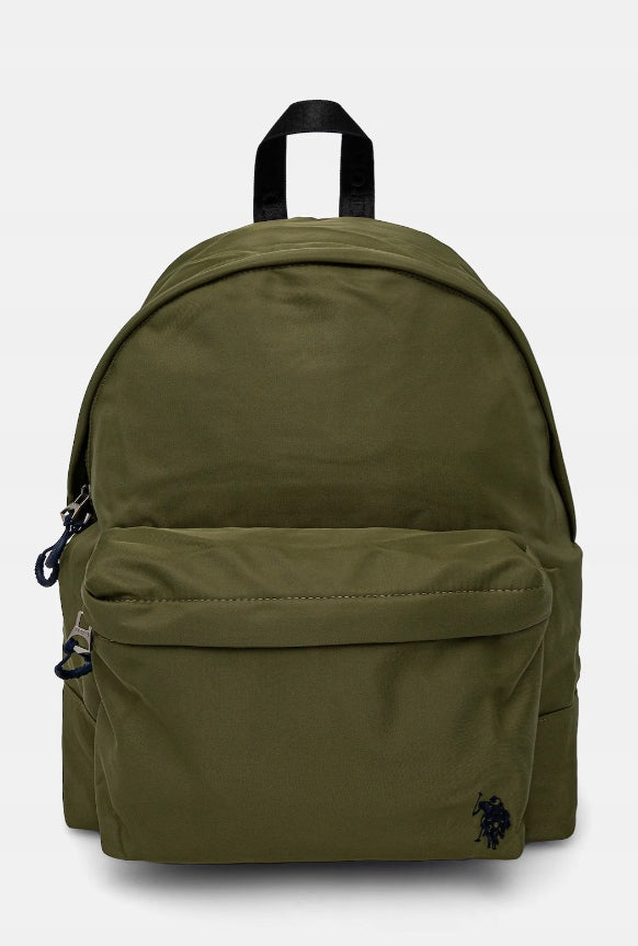 U.S. Polo Assn. school backpack GREEN LARGE SMOOTH BIGFORK NYLON ARMY