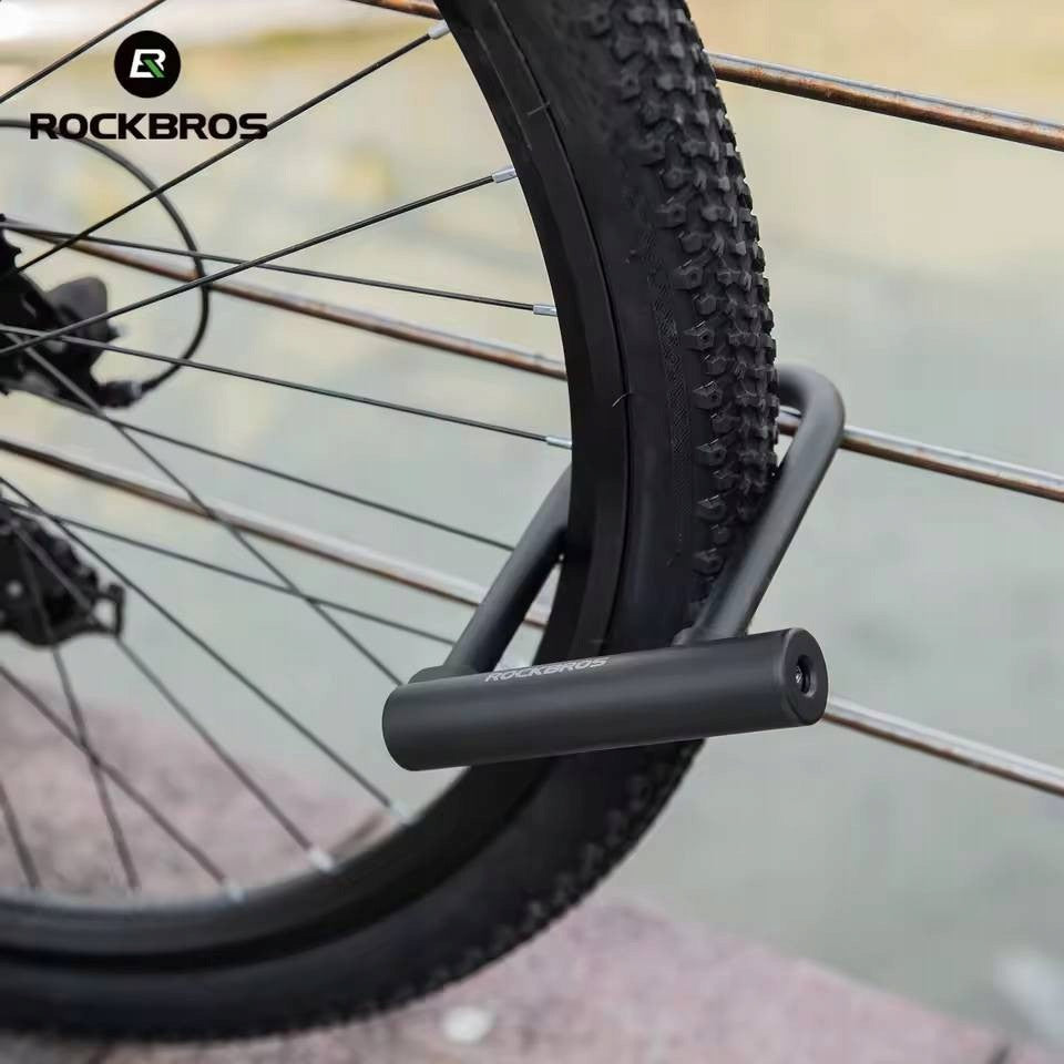 U-lock bicycle lock, carbon steel ROCKBROS anti-theft Brand Rockbros
