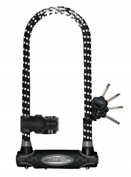 U-lock hardened steel REFLECTIVE Masterlock 8195 for bicycle