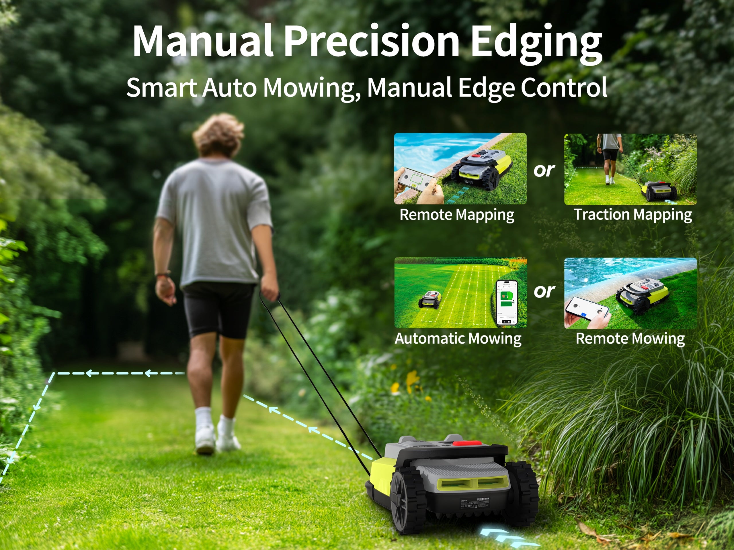 UBHOME M10 Robot Lawn Mower Automatic Lawn Mower Cordless Series M10