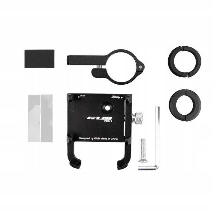 Telefonhalter für Fahrrad oder Motorrad Gub Pro 2, schwarz 
