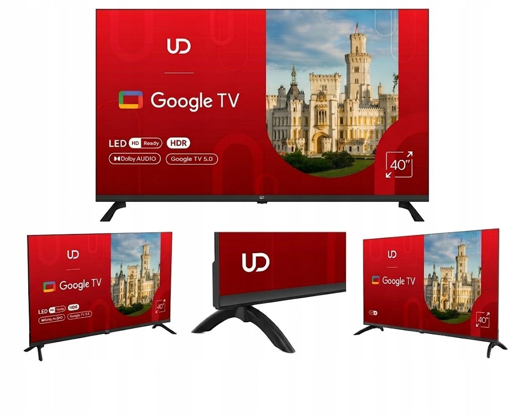 UD 40GFC5210S LED 40" Full HD Smart TV HDR Google TV WiFi DVBT2 Dolby Audio Packaging status original