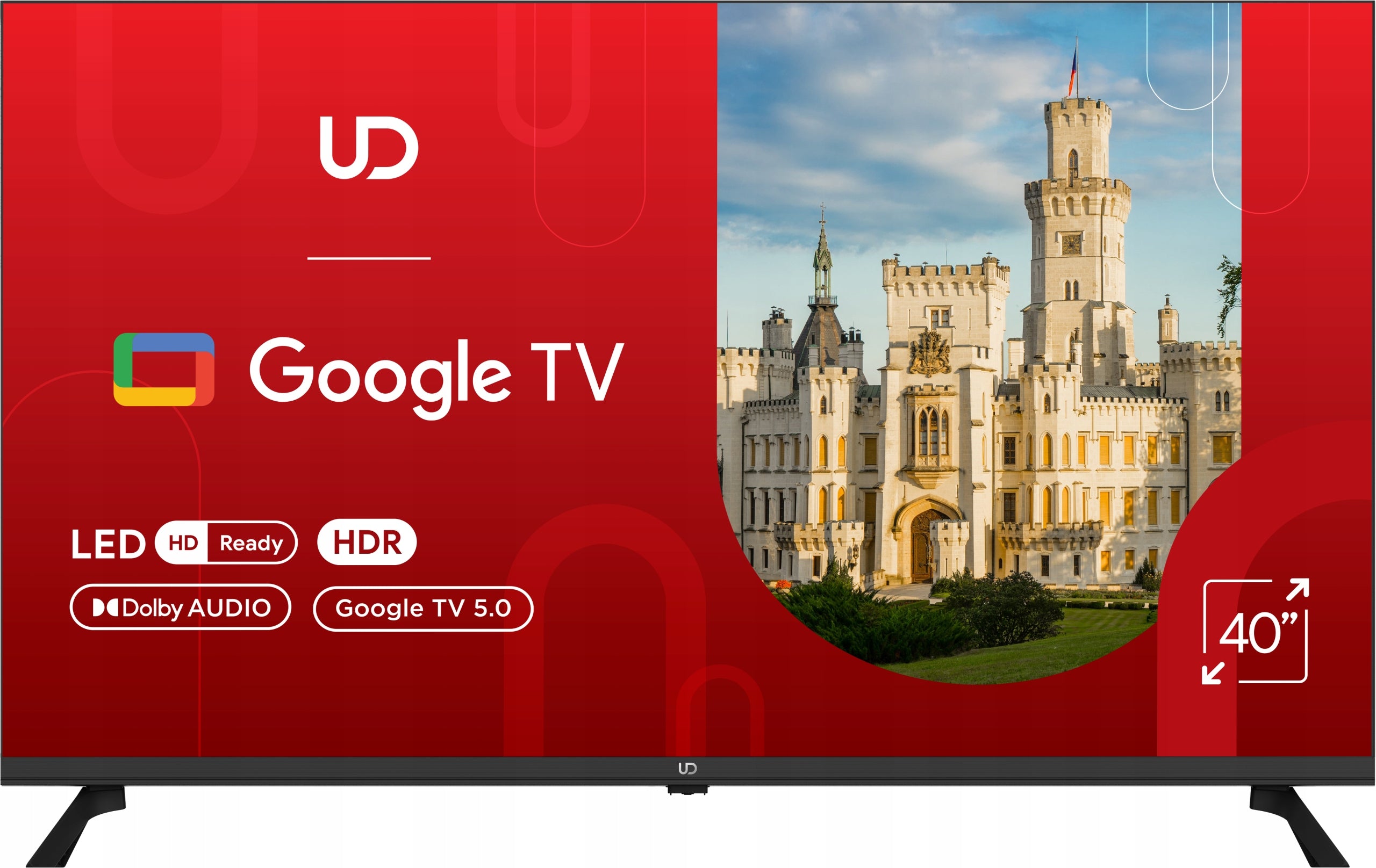 UD 40GFC5210S LED 40" Full HD Smart TV HDR Google TV WiFi DVBT2 Dolby Audio