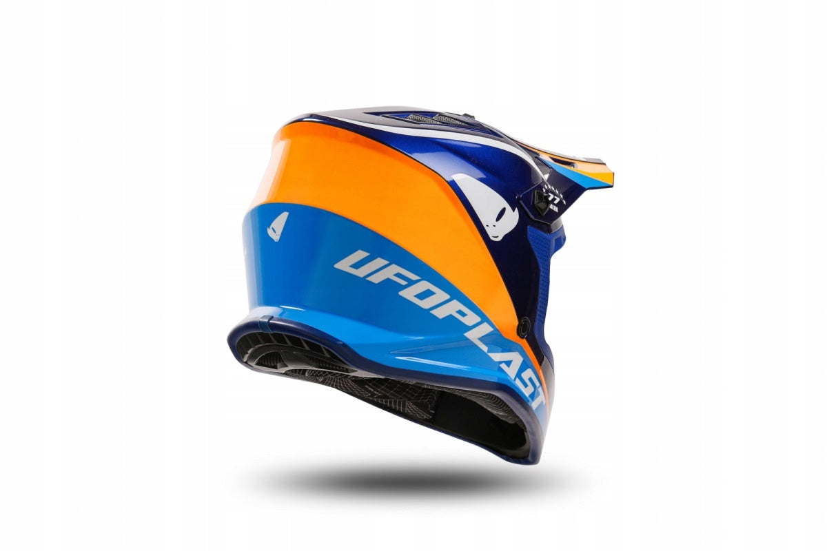 UFO CHILDREN'S MOTOCROSS HELMET ENDURO KOREY ORANGE BLUE ROS. S Manufacturer's catalog number HE13600CFS