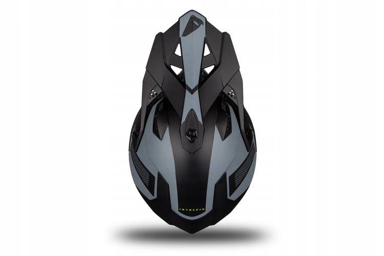 UFO HELMET INTREPID CROSS BLACK/GREY SIZE L ( ECE 22R06 ) Manufacturer Ufo