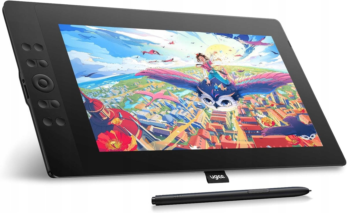UGEE UE16 15,4-inch graphics tablet with screen, 143% sRGB