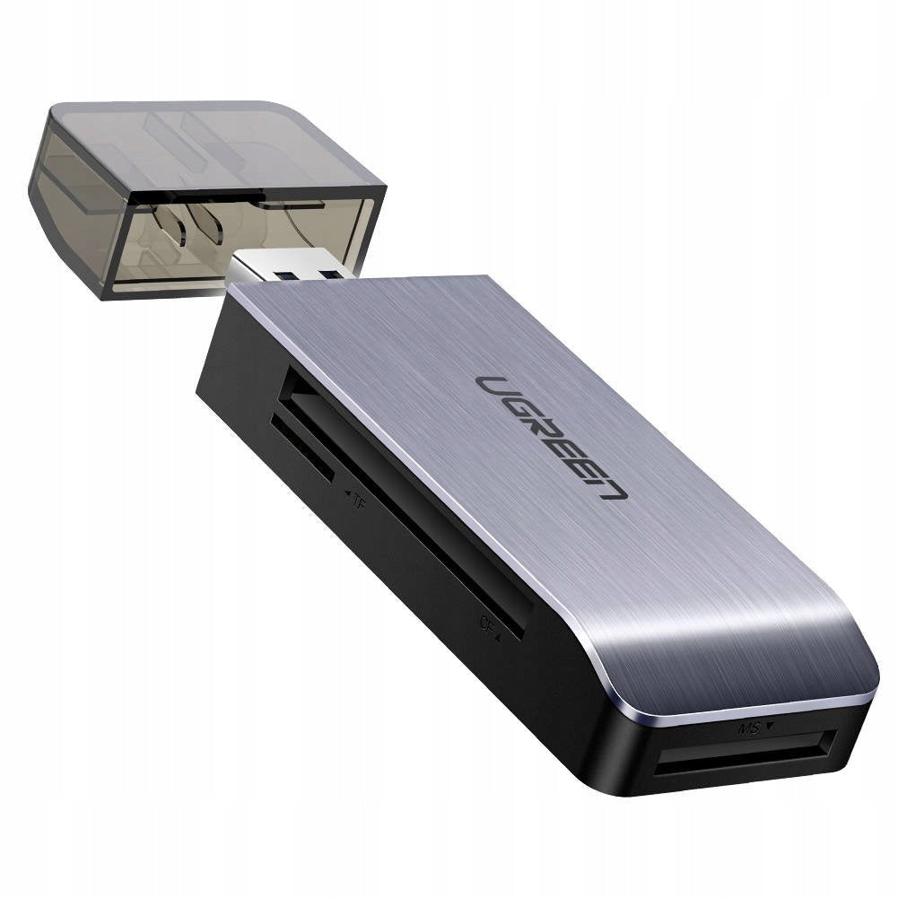 UGREEN ADAPTER HUB USB 3.0 4IN1 CARD READER 5GB/S SD MICRO SD CF MS 512GB Packaging status original