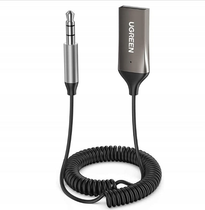 UGREEN ADAPTER TRANSMITTER CAR USB BLUETOOTH RECEIVER 5.0 AUX JACK Brand Ugreen