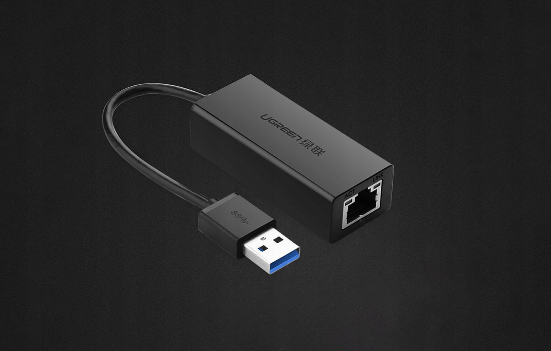 UGREEN CR111 USB 3.0 Adapter For RJ45 Gigabit Ethernet White 1000Mbps ASIX Packaging status original