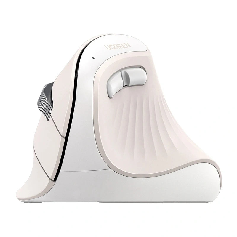 UGREEN MU008Mini Vertical Mouse Ergonomic White Bluetooth 2.4G 4000DPI 57° Manufacturer code 6941876282494