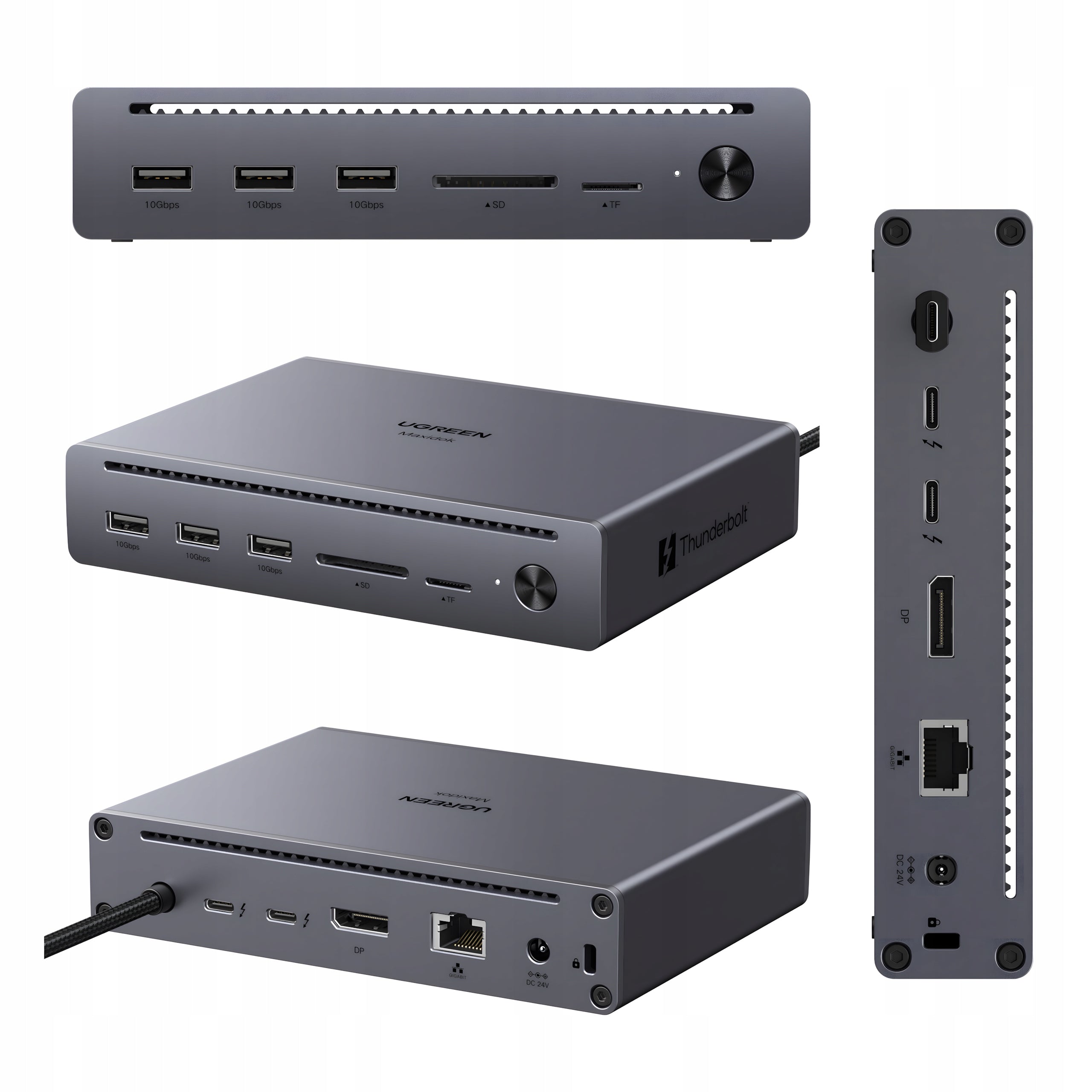 UGREEN Maxidok U712 Thunderbolt 5 120Gbps 8K PD Ethernet Docking Station