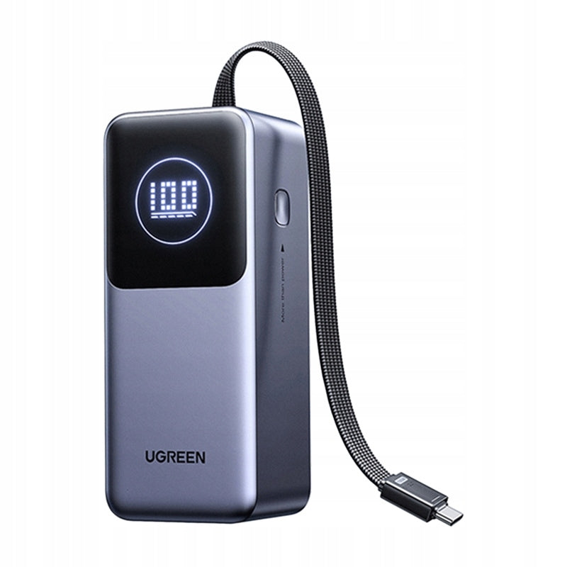 UGREEN PB723 Powerbank 20000mAh USB 2x USB-C Built-in USB-C Cable 130W Manufacturer code 55365B