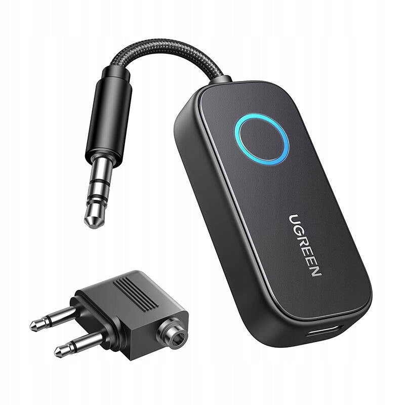 UGREEN Transmitter Bluetooth Receiver BT 5.3 Mini Jack 3.5mm 300mAh + Adapter Manufacturer code 35222A