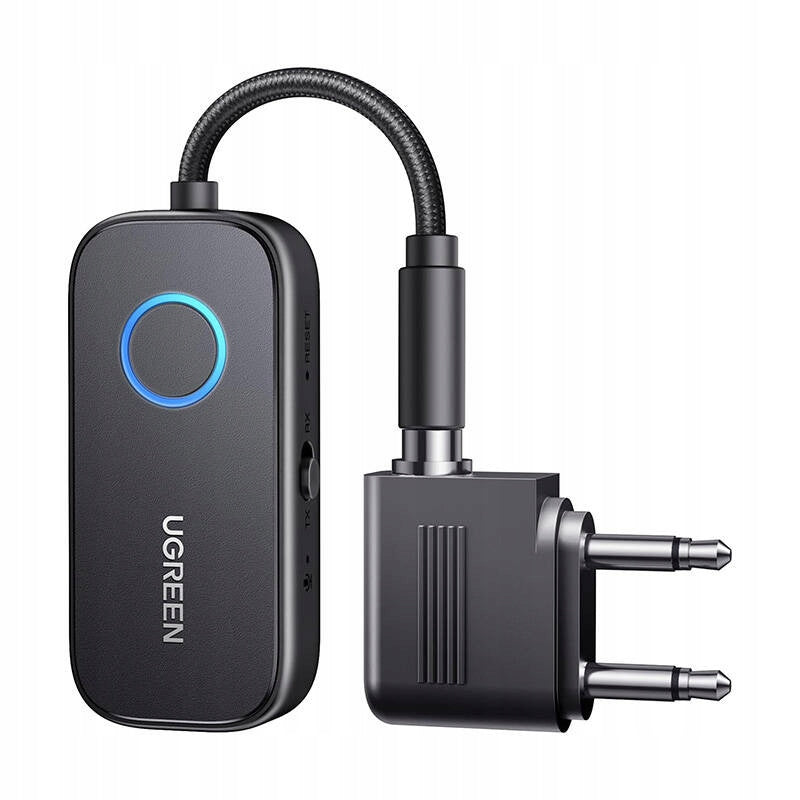 UGREEN Transmitter Bluetooth Receiver BT 5.3 Mini Jack 3.5mm 300mAh + Adapter Packaging status original