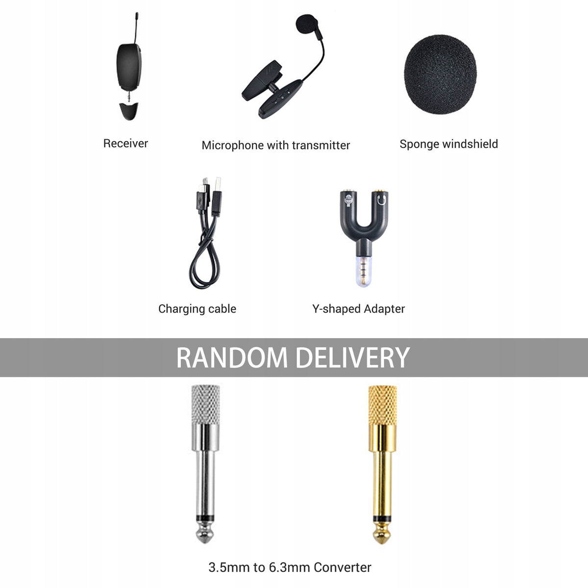 UHF Wireless Cardio Theft Microphone EM Music Microphone Manufacturer code AG250729026749