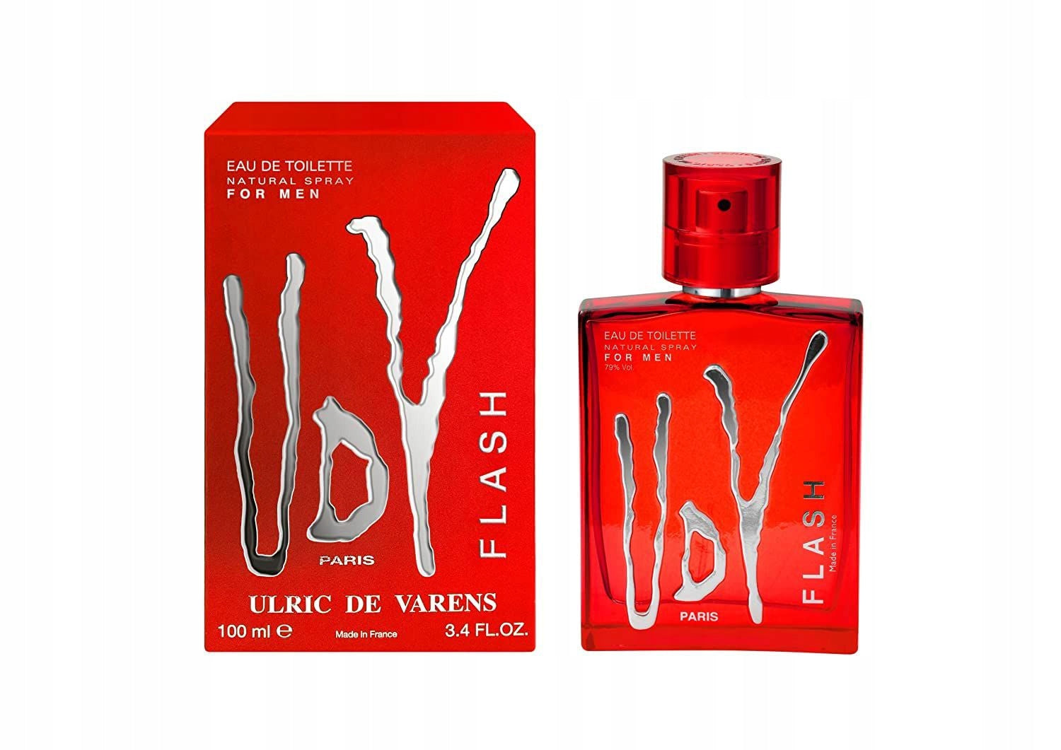 ULRIC DE VARENS FLASH FOR HIM - EAU DE TOILETTE - VOLUME: 100 ML