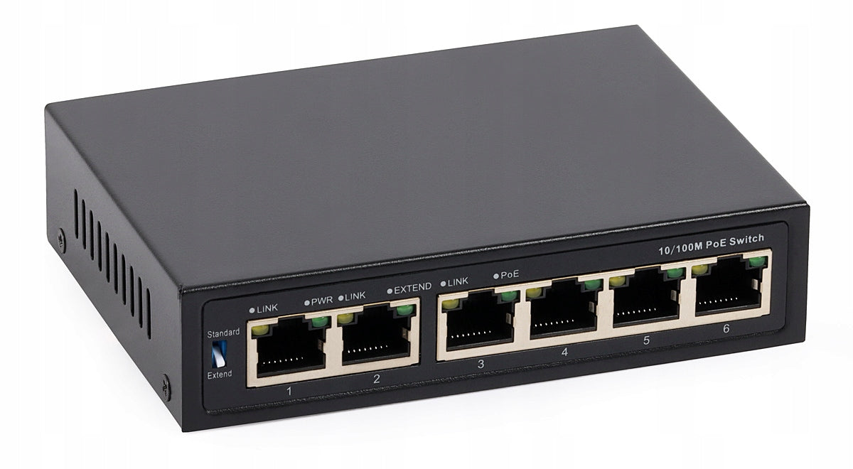 ULTIPOWER 0064afat PoE Switch - 802.3af/at Compliant