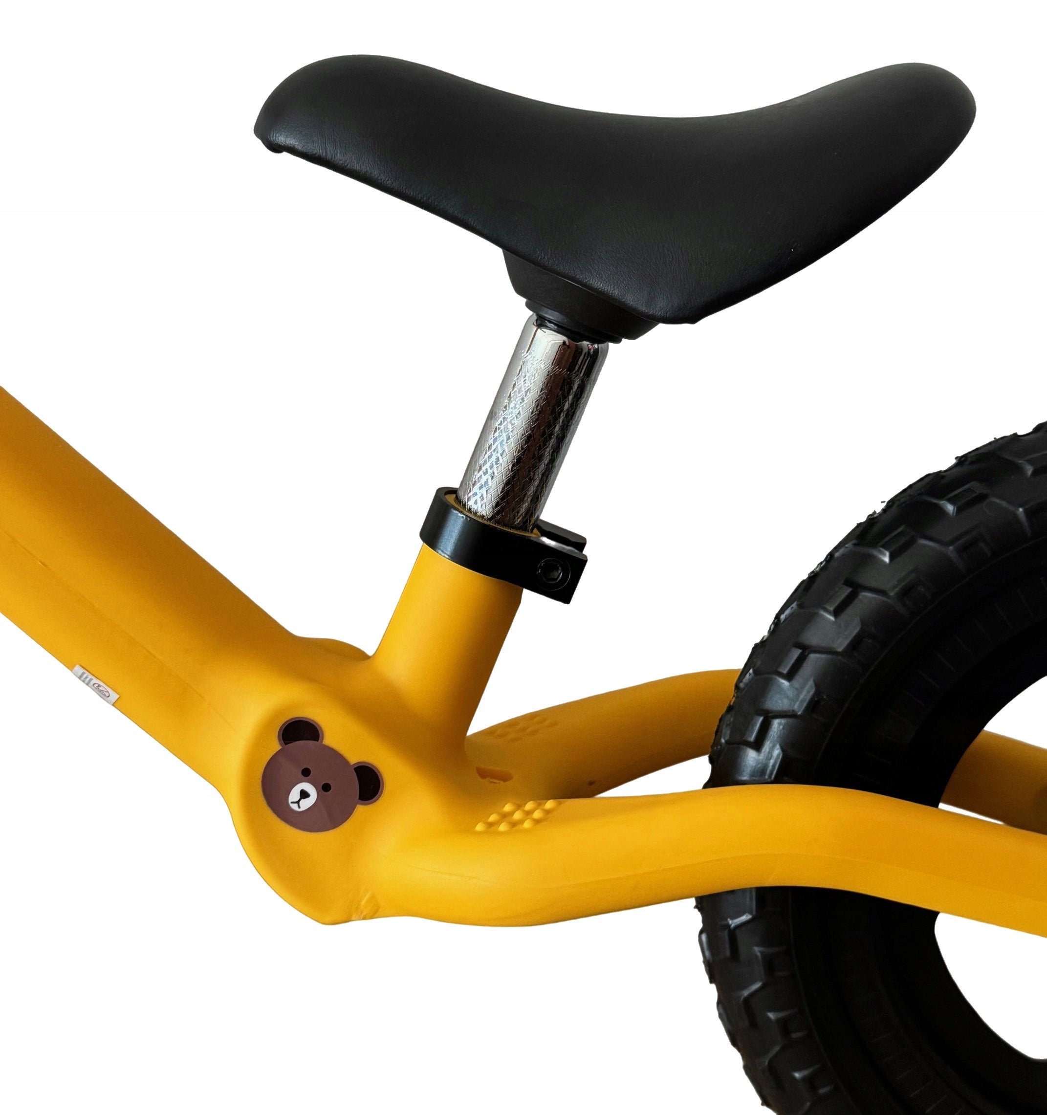 ULTRA LIGHT BALANCE BIKE FOAM WHEELS FRAME NYLON YELLOW Weight 1.8 kg
