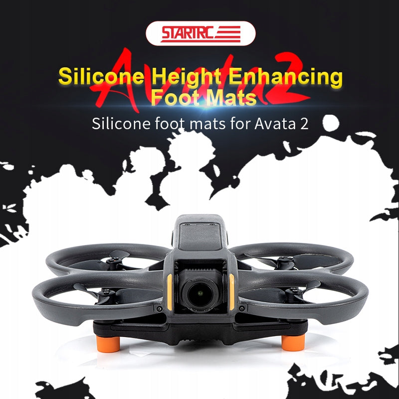 ULTRA LIGHT FOOT PADS FOR DJI AVATA 2 INCREASED HEIGHT BRACKET PROTECTOR Batteries included no