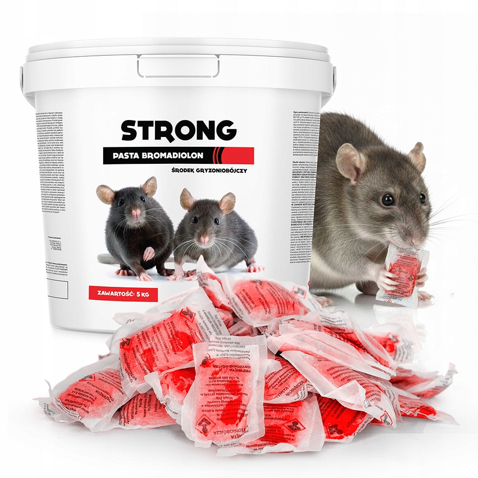 ULTRA STRONG POISON FOR MICE AND RATS STRONG PASTE BROMADIOLONE 5 KG