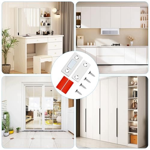 ULTRA-THIN FURNITURE MAGNETS FOR CABINET DOOR DRAWERS METAL MOUNTING Manufacturer code Bez marki