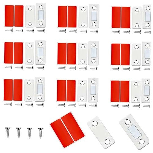 ULTRA-THIN FURNITURE MAGNETS FOR CABINET DOOR DRAWERS METAL MOUNTING