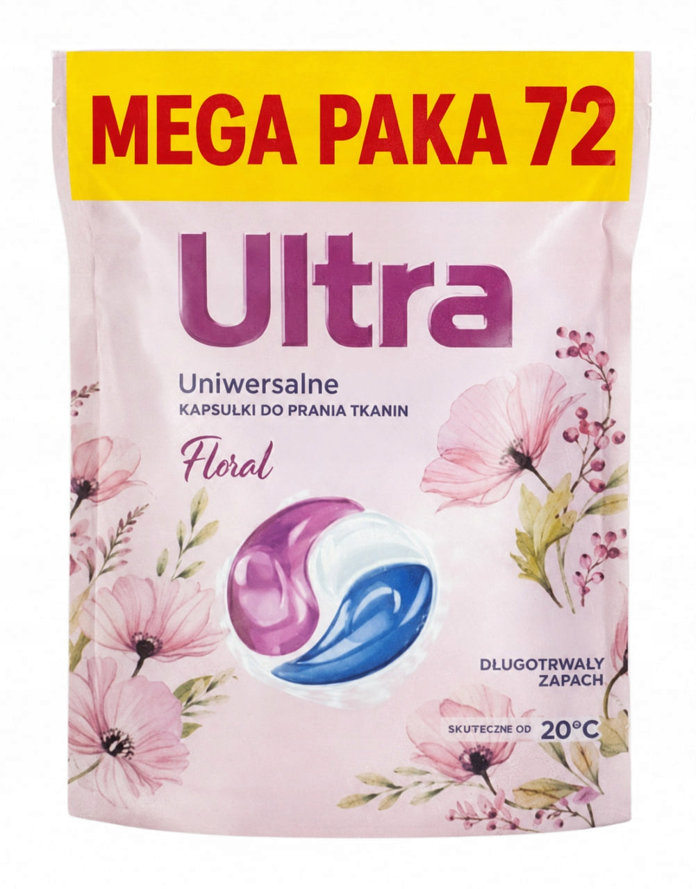 ULTRA Washing capsules UNIVERSAL effect EDEN FLORAL 72 pieces