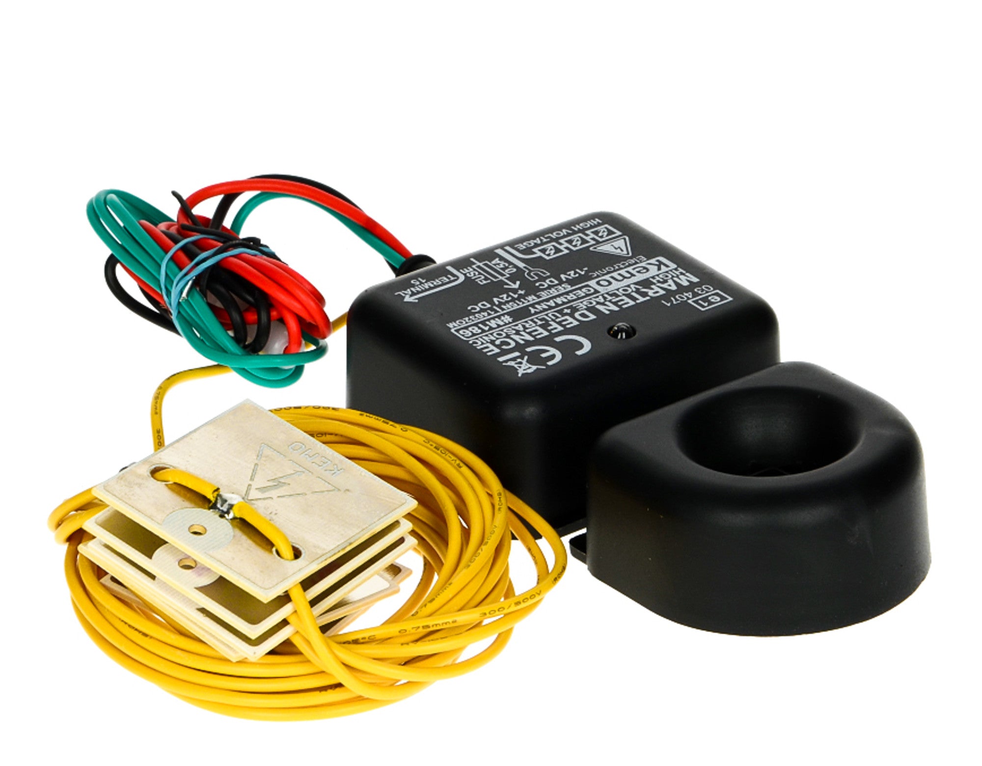 ULTRASONIC CAR REPELLENT FOR MARTENS RODENT PESTS KEMO M186 Product weight with unit packaging 0.1 kg
