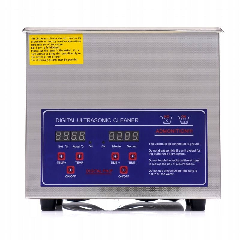 ULTRASONIC CLEANER 6,5L BATHTUB TOOL BASKET WORKSHOP WASHING PARTS 240W Brand no brand
