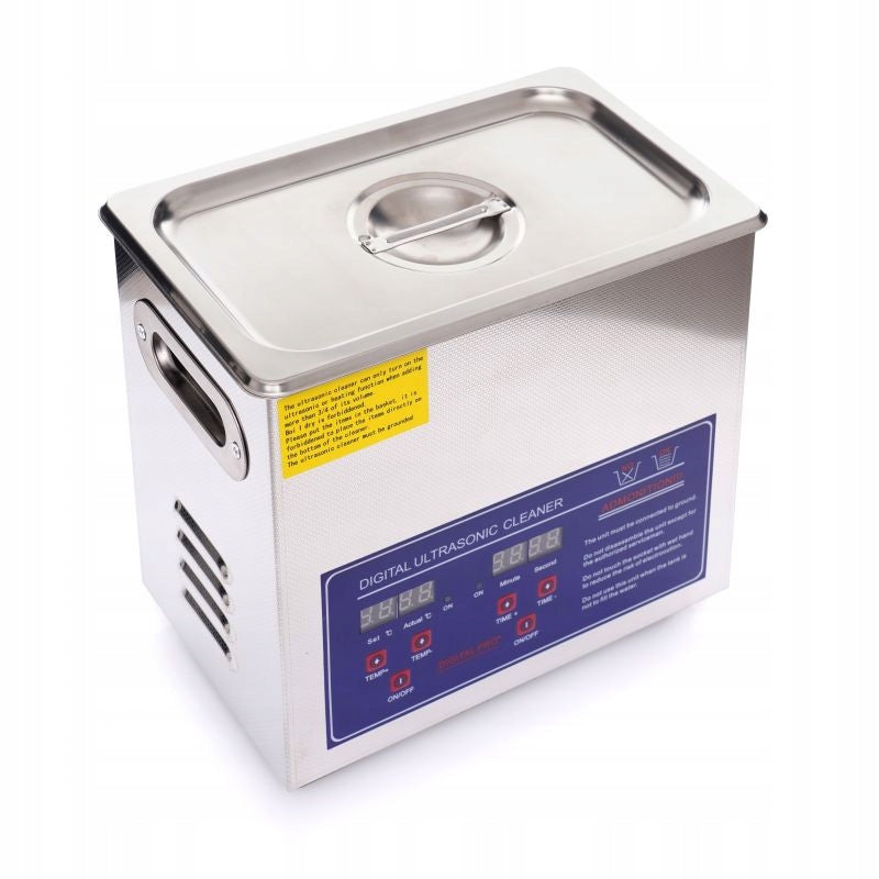 ULTRASONIC CLEANER 6,5L BATHTUB TOOL BASKET WORKSHOP WASHING PARTS 240W Manufacturer code KD449