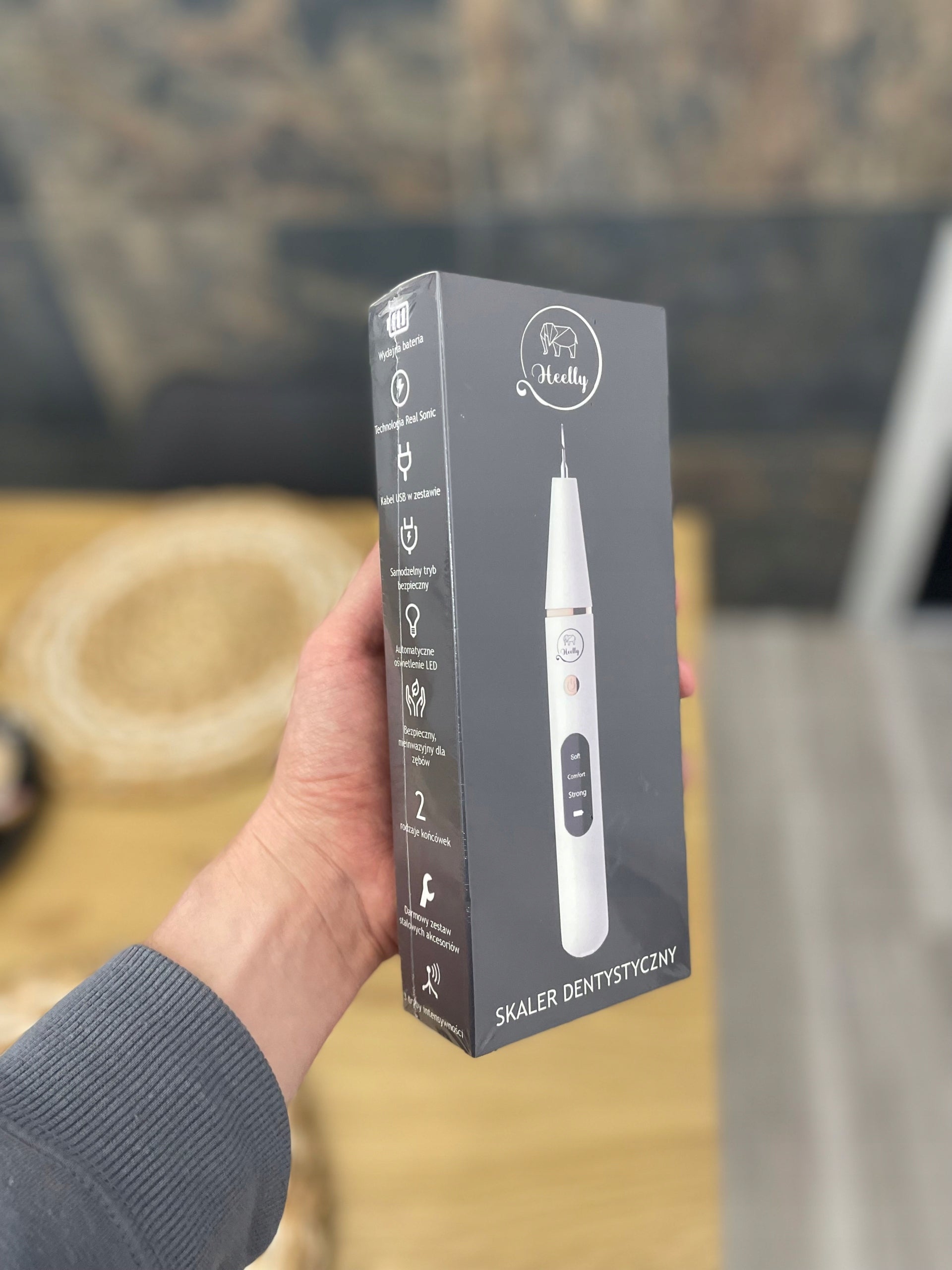ULTRASONIC DENTAL SCALER FOR TEETH STRONG DESCALING HEELLY EAN (GTIN) 5906079188661