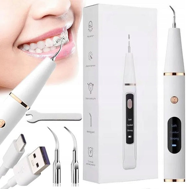ULTRASONIC DENTAL SCALER FOR TEETH STRONG LIMESCALE REMOVAL LED USB