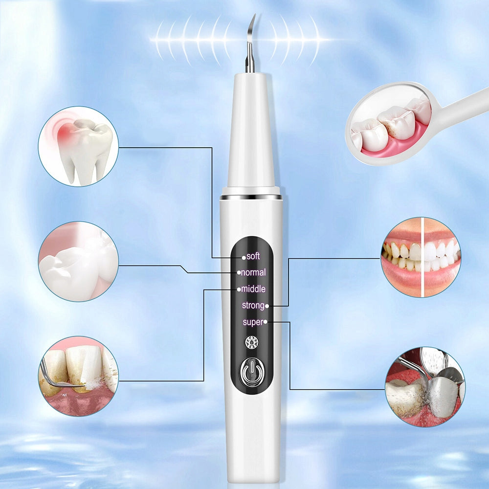 ULTRASONIC DENTAL SCALER SMART FOR DESCALING 5in1 SET Brand no brand