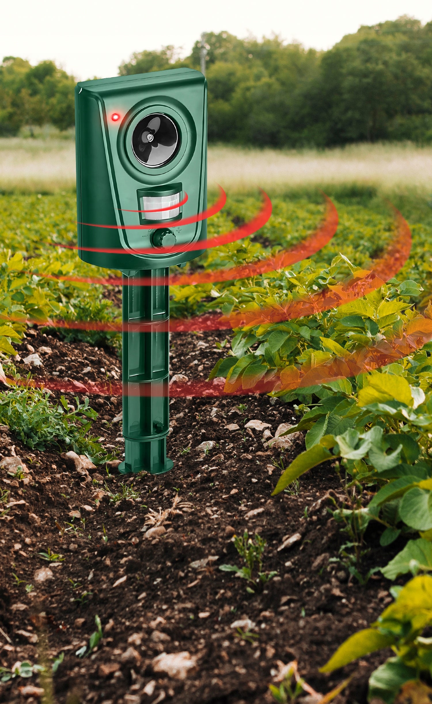 ULTRASONIC DETERRENT ANIMALS CATS WILD BIRDS motion sensor Brand Renew Force