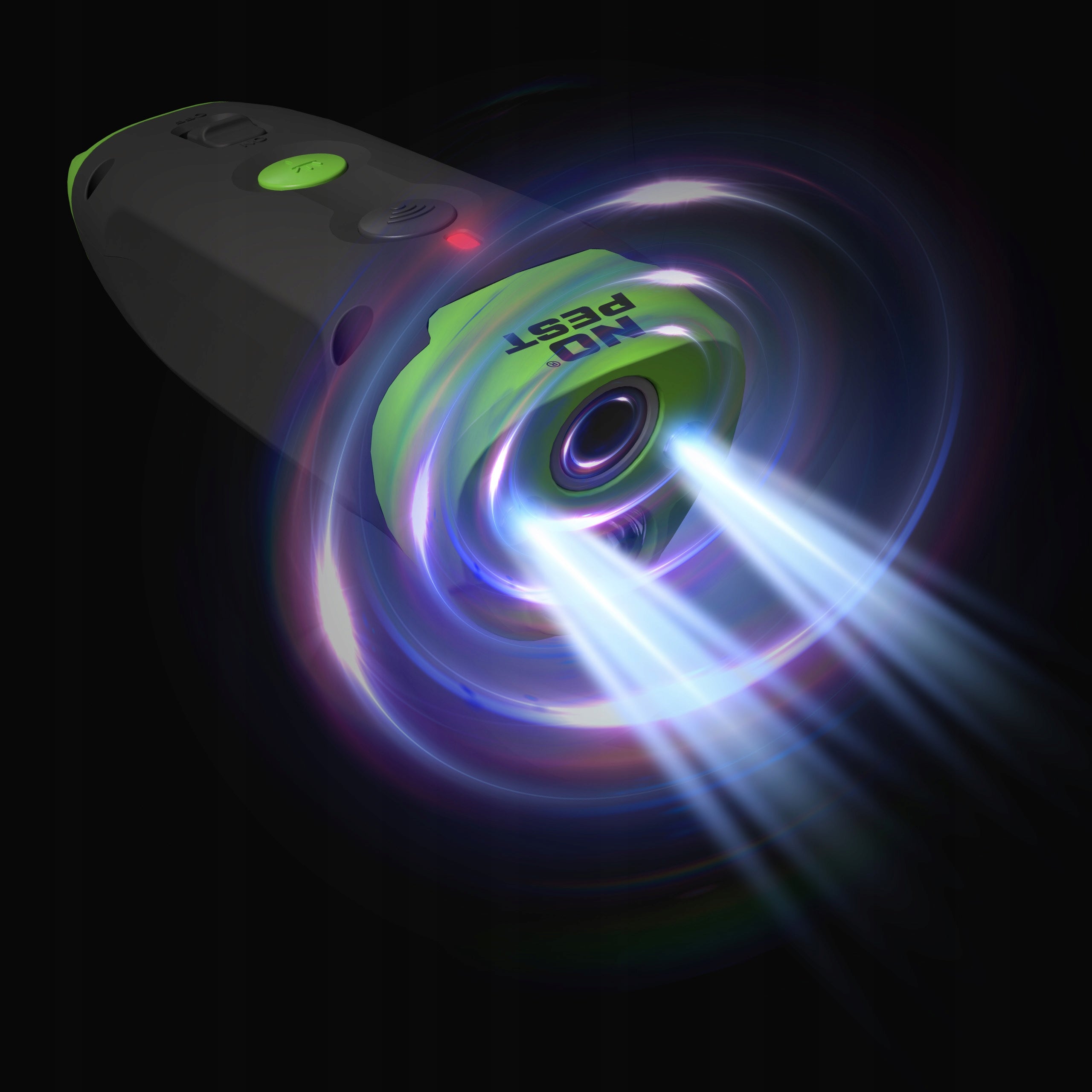 ULTRASONIC DOG REPELLENT FLASH ALARM LIGHT DETERRENT Use Against dogs